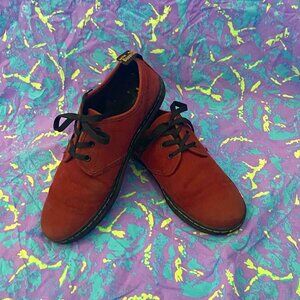 Dr. Martens Air Wair SOHO Cherry Red Canvas Shoe